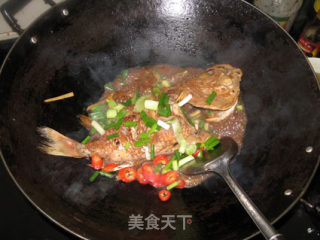 Festive Braised Fish (red Snapper) recipe