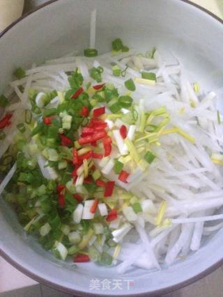 Shredded Radish recipe