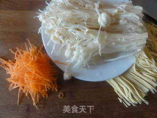 Spicy Enoki Mushroom recipe