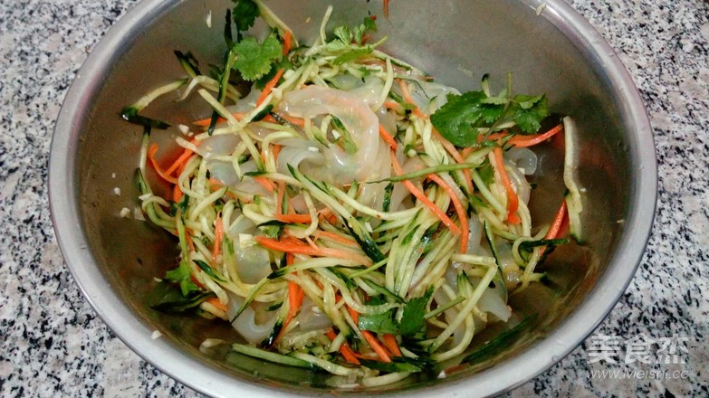 Tossed Cucumber Vermicelli recipe