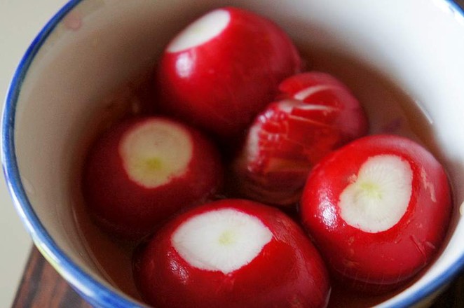 Sweet and Sour Diced Radish recipe