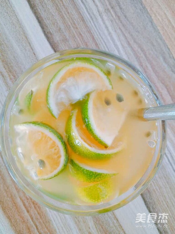 Green Orange Passion Fruit Drink recipe