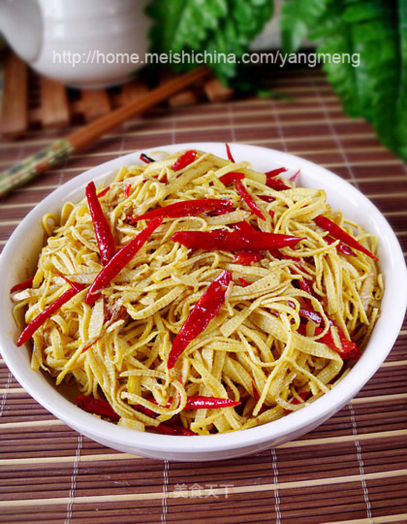 Hometown Classic-stir-fried Dry Silk recipe