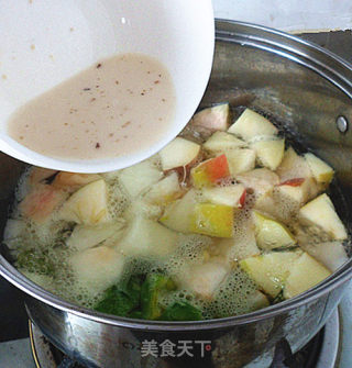 Osmanthus Lotus Root Powder Melon Fruit Soup recipe