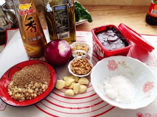 Fried Korean Hot Sauce with Five Nuts recipe