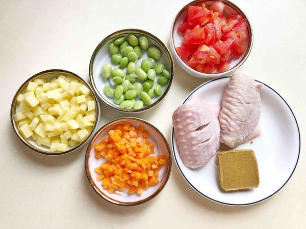 Colorful Curry Rice Bowl recipe