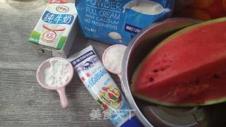 Milk Watermelon Ice Cream recipe