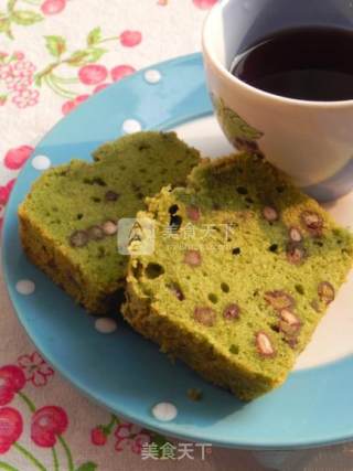 #aca Baking Star Competition# Matcha Honey Bean Pound Cake recipe