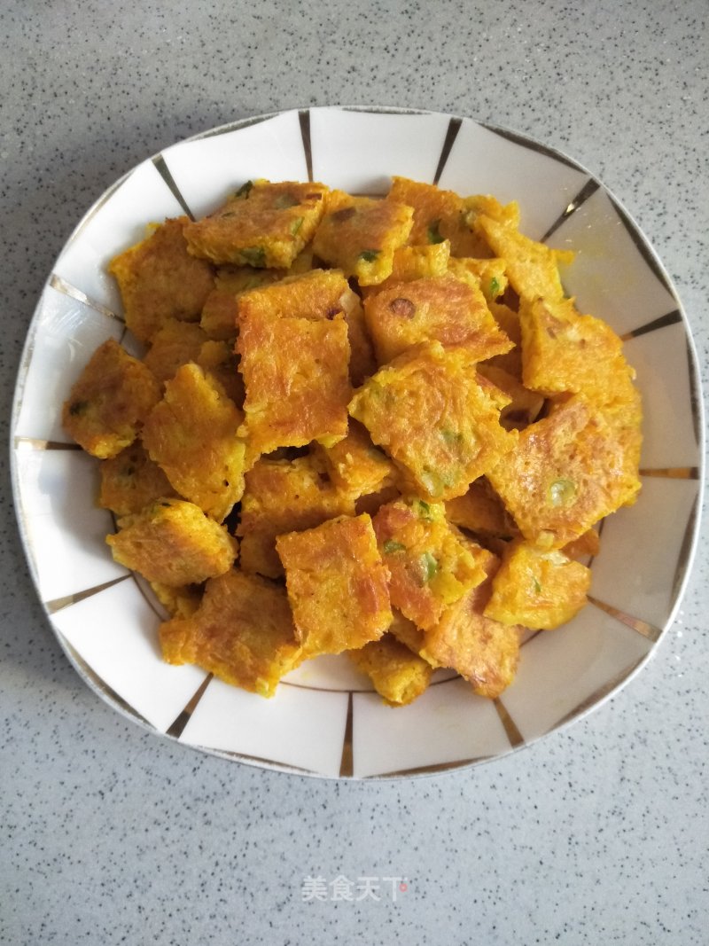 Shredded Pumpkin Fried Eggs recipe