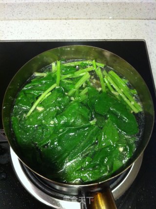 Spinach and Pork Liver Soup recipe