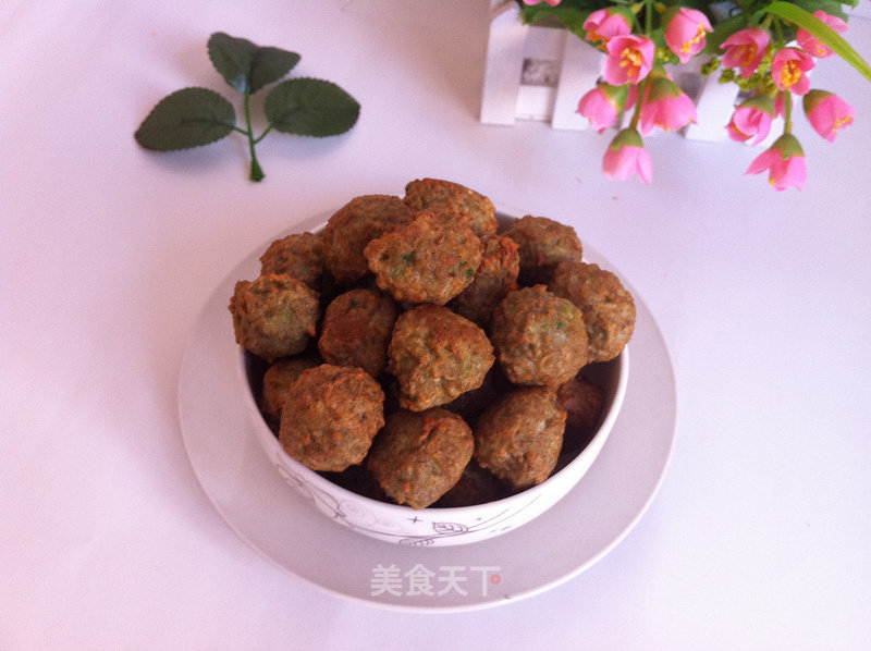 Mung Bean Noodle Meatballs recipe