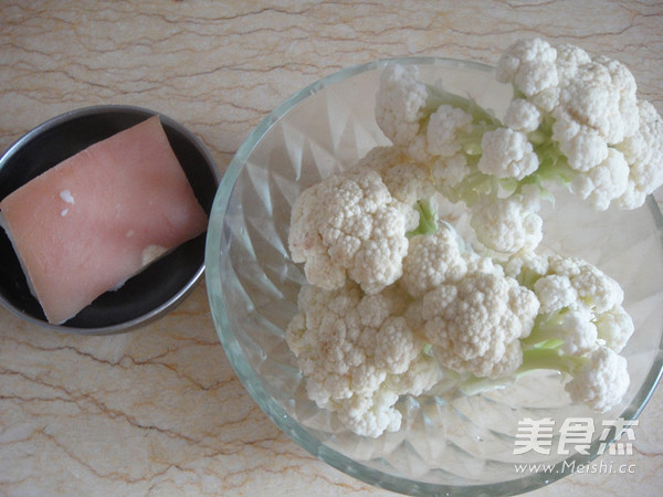 Stir-fried Cauliflower Pork Belly recipe