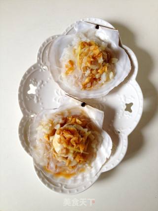 Steamed Scallops with Garlic Vermicelli recipe