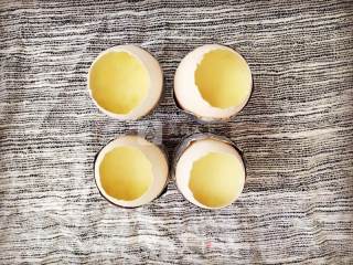 Egg Shell Mango Pudding recipe