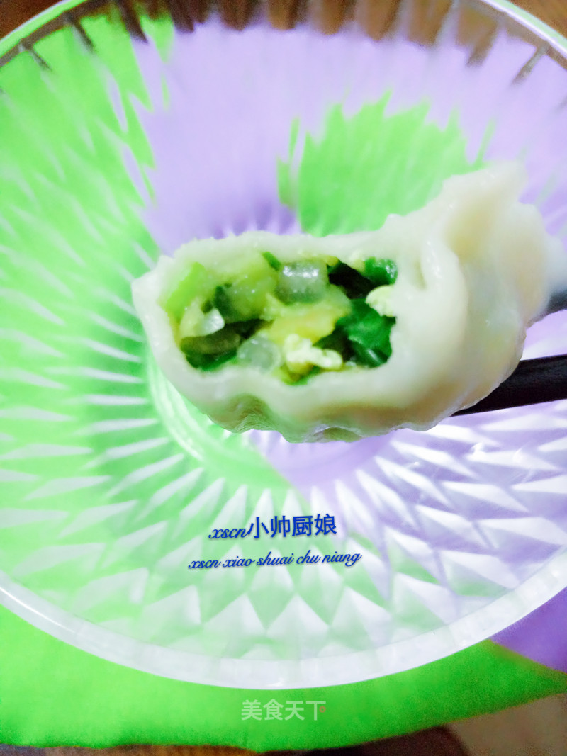 Spring Leek Dumplings~youtiao, Noodles, Egg and Leek Dumplings recipe