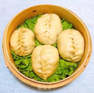 Steamed Buns with Sea Hemp Line#蒸菜# recipe