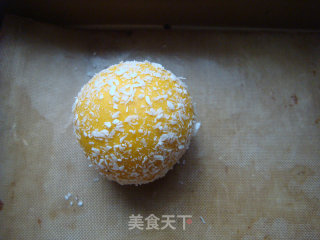 Pumpkin Floss Coconut Balls recipe