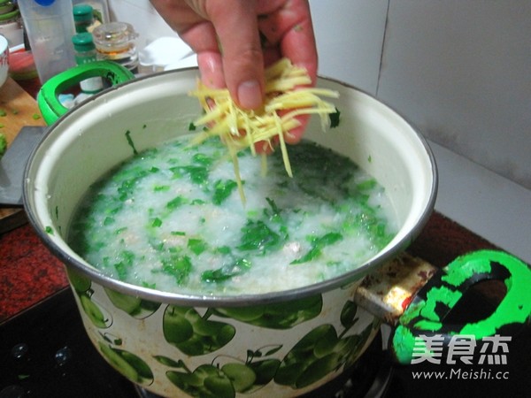 Salted Egg Mustard Congee recipe