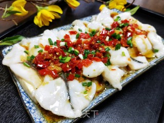 Steamed Tofu with Pickled Pepper and Fish Fillet recipe