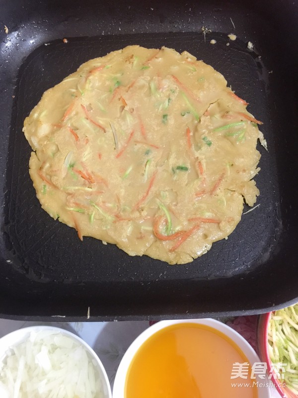 Zucchini Egg Pancakes recipe