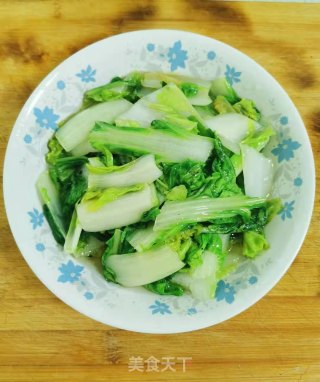 Stir-fried Cabbage with Milk recipe