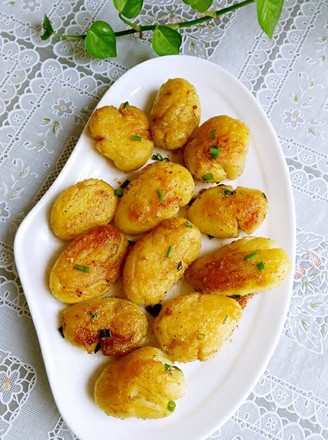 Pan-fried Baby Potatoes recipe