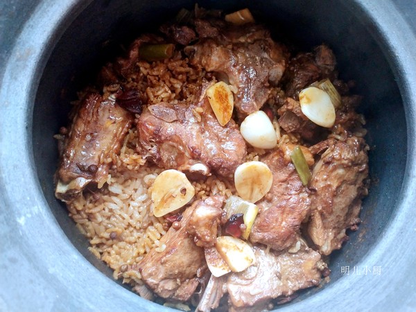 Ribs Braised Rice recipe