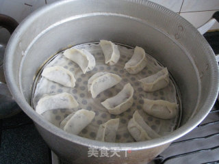 Steamed Dumplings with Pork and Lentil Noodles recipe