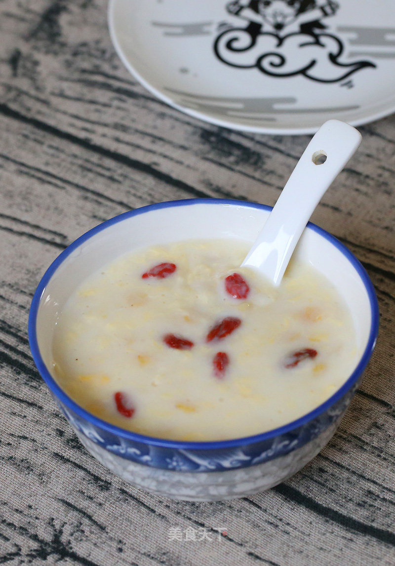 Milk, Egg, Corn Soup recipe