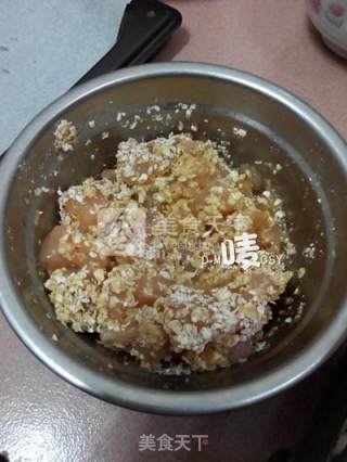Delicacy that Has Been Addicted for A Long Time [oven Oatmeal Chicken Rice Cracker] recipe