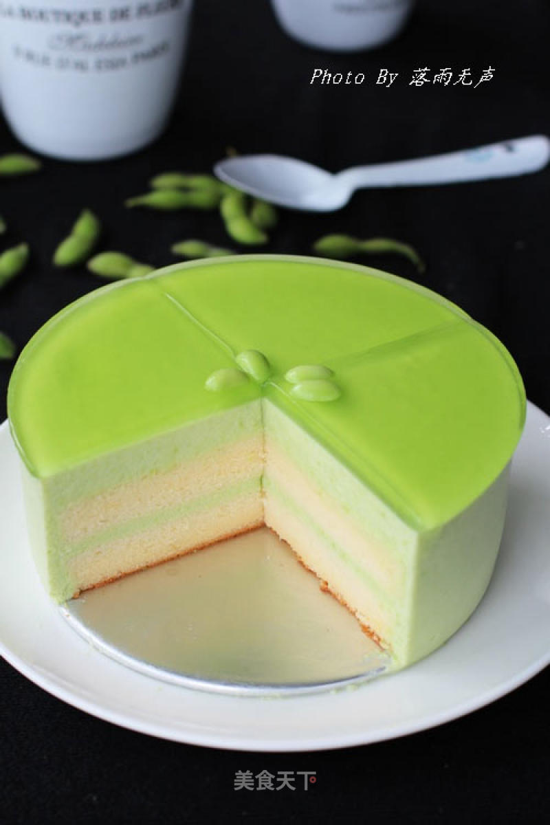 Frog Becomes A Prince-edamame Mousse Cake recipe