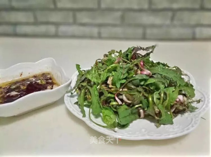 #春食野菜香#dandelion Sauce recipe