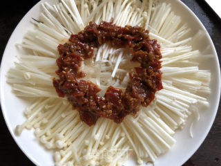 Steamed Enoki Mushroom with Chopped Pepper recipe