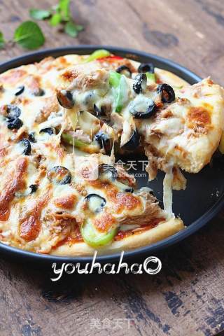 Spicy Tuna Pizza recipe