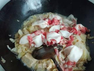 Chinese Cabbage Stewed Vermicelli and Frozen Tofu recipe