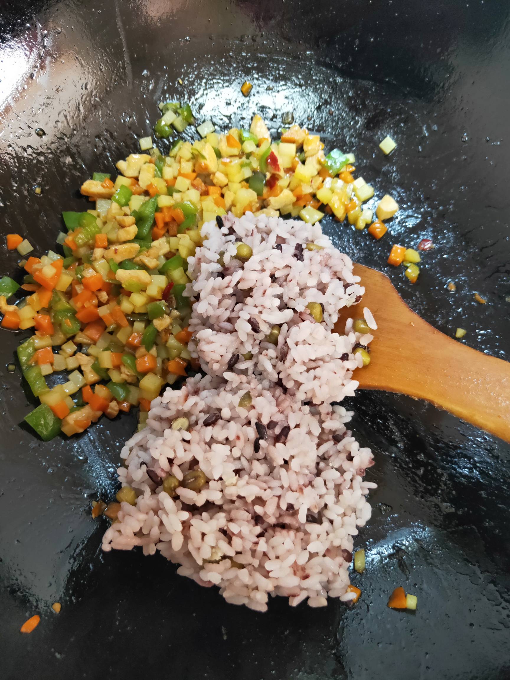 Eight Treasures Fried Rice recipe