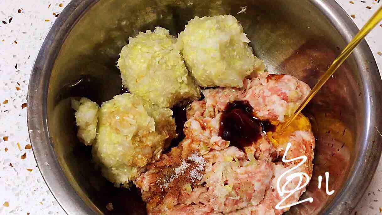 Cabbage Pork Dumplings recipe