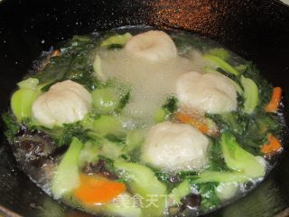 Fish Ball Soup with Fresh Vegetables recipe