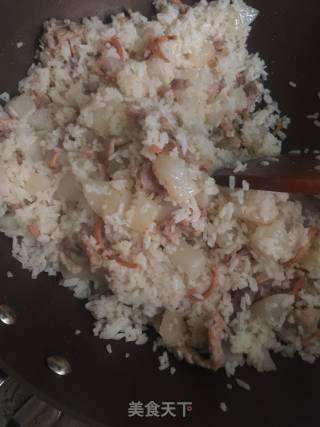 White Radish Rice recipe