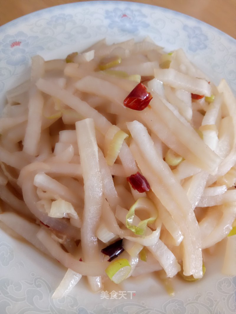 Stir-fried Shredded Radish recipe