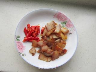 Stir-fried Bacon with Cowpea recipe