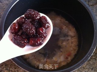 Tremella Lily Ejiao Jujube Congee recipe