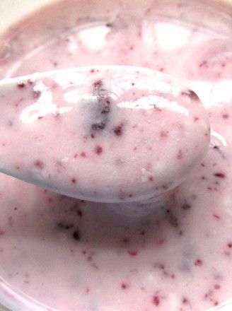 Homemade Mulberry Yogurt recipe