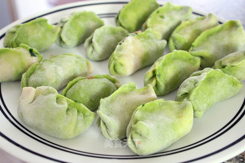 Spinach and Leek Dumplings recipe