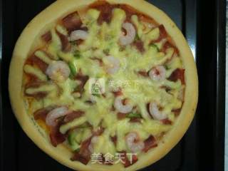 Shrimp and Bacon Pizza recipe