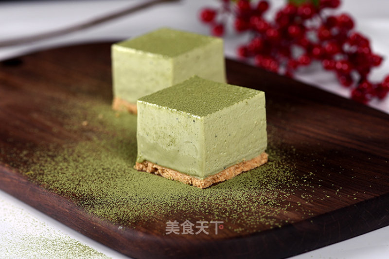 Matcha Jelly Cheese-depp Baking Lab recipe