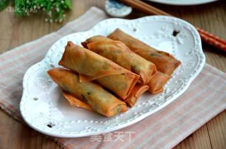 Grass Head Spring Rolls recipe