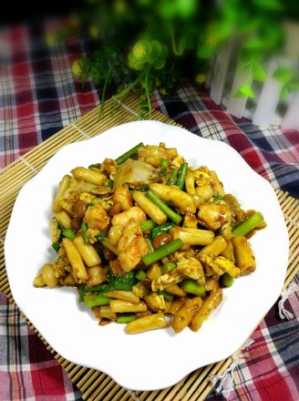 Seafood Green Vegetable Egg Sauce recipe