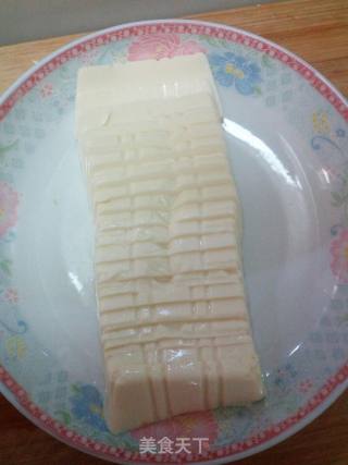 Steamed Tofu with Minced Meat recipe