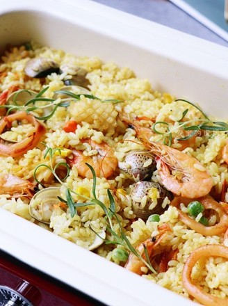 Seafood Curry Rice